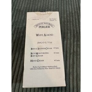 Perlier White Almond Bath Shower Cream Rich Moisturizing Cream Hand‎ Cream Set